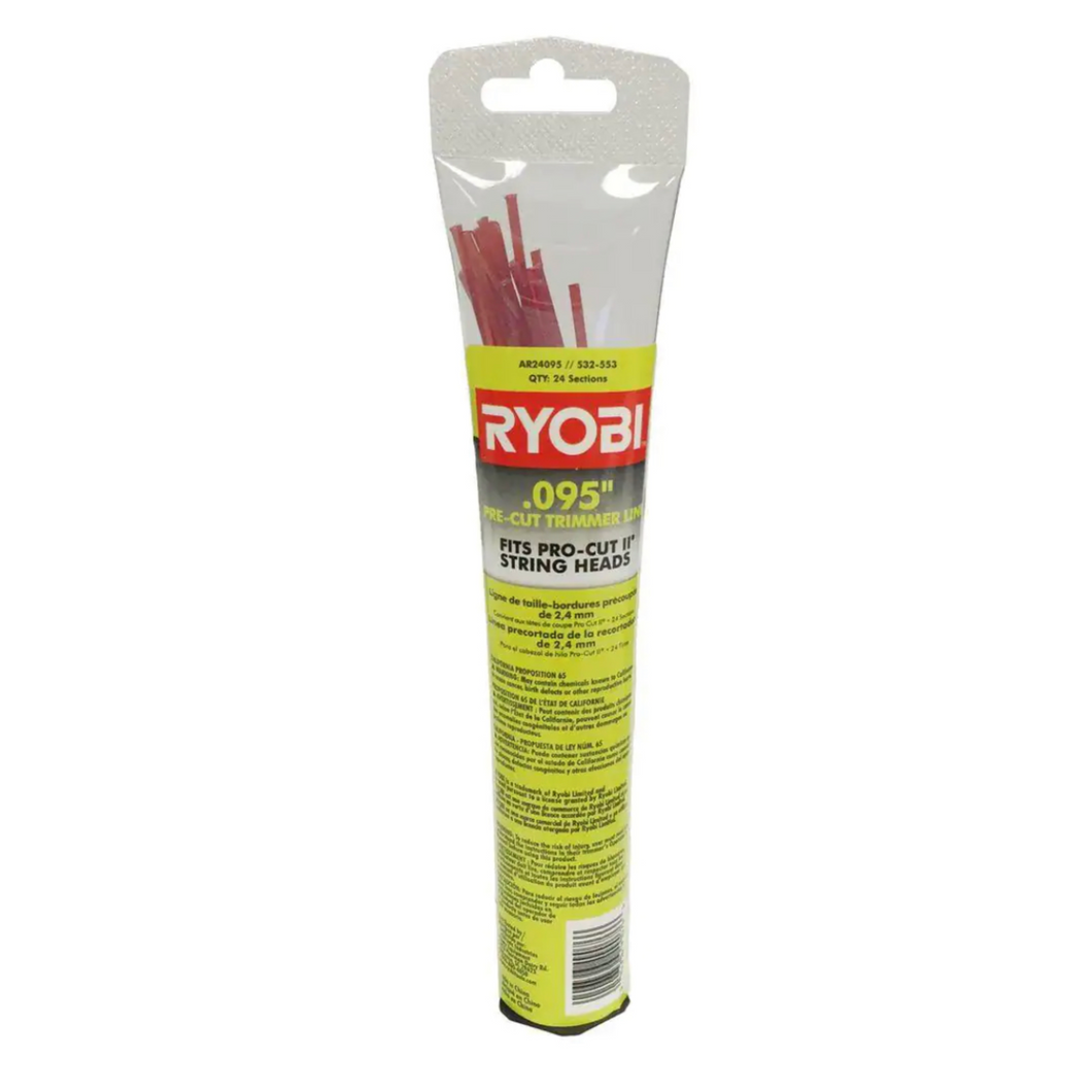 RYOBI AR24095 0.095 in. Pro Cut II Replacement Trimmer Line