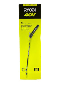 Ryobi RY40506 40-Volt 10 in. Lithium-Ion Cordless Battery Pole Saw (Tool Only)
