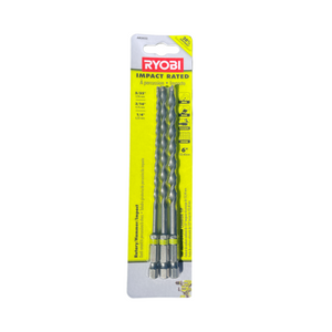 RYOBI AR2033 SpeedLoad Plus Carbide-Tipped Masonry Bit Set (3-Piece)