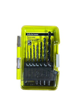 RYOBI Black Oxide 7 Piece Drill Bit Set