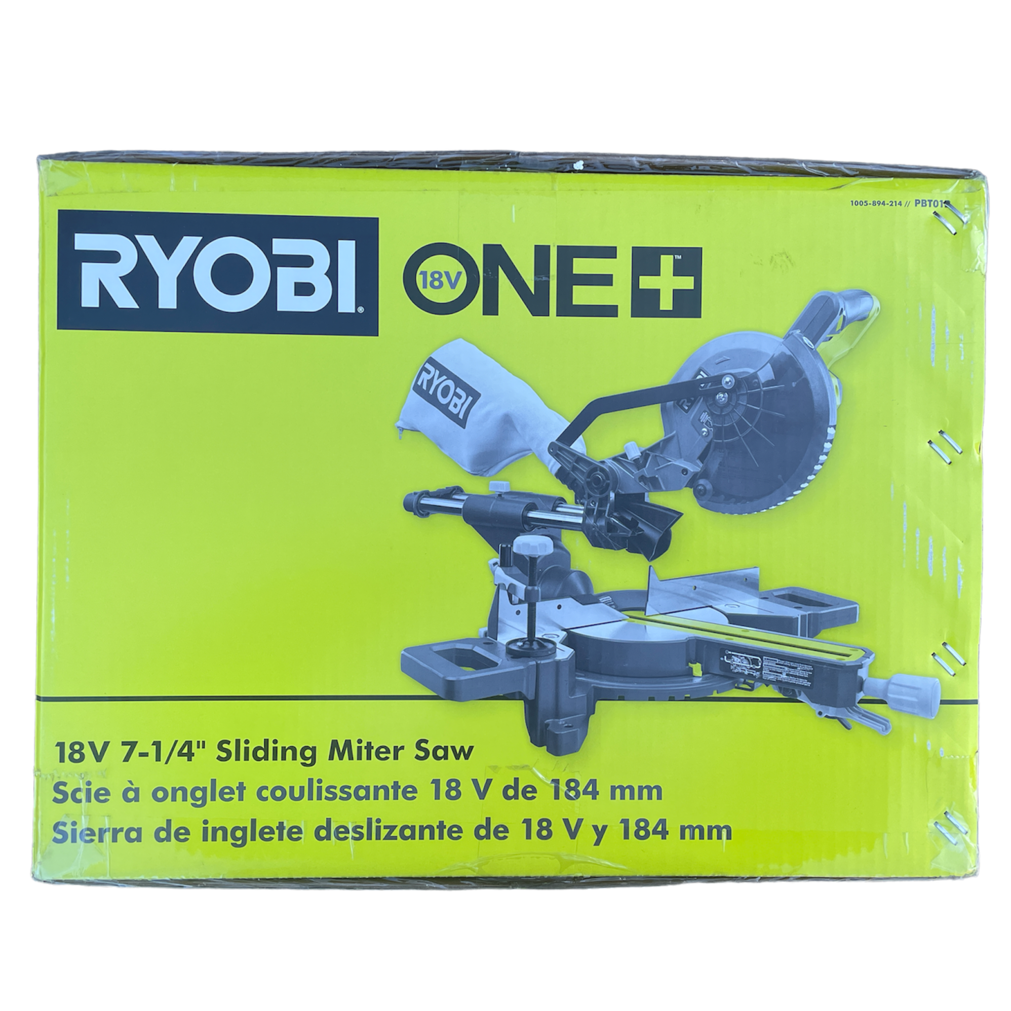 Ryobi One+ 18V Cordless 7-1/4 in. Sliding Compound Miter Saw