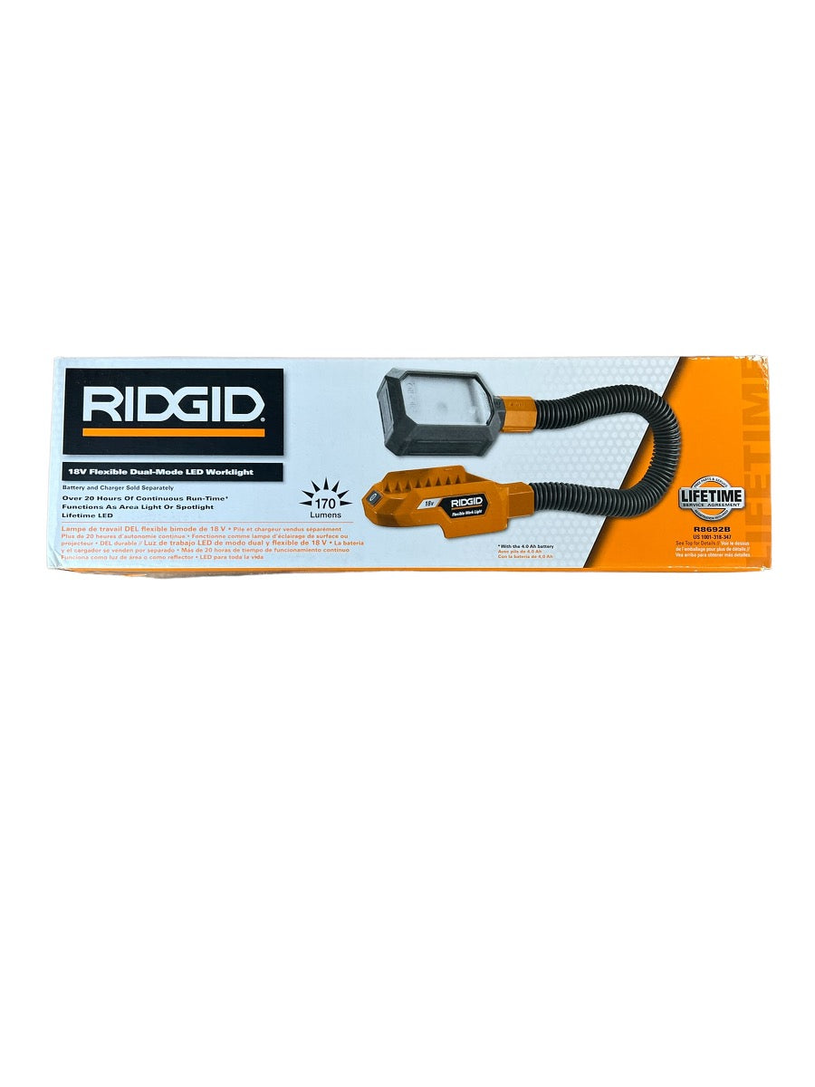 RIDGID GEN5X 18-Volt Flexible Dual-Mode LED Work Light (Tool Only)