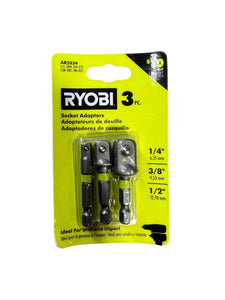 Impact Rated Socket Adaptor Set (3-Piece) – Ryobi Deal Finders