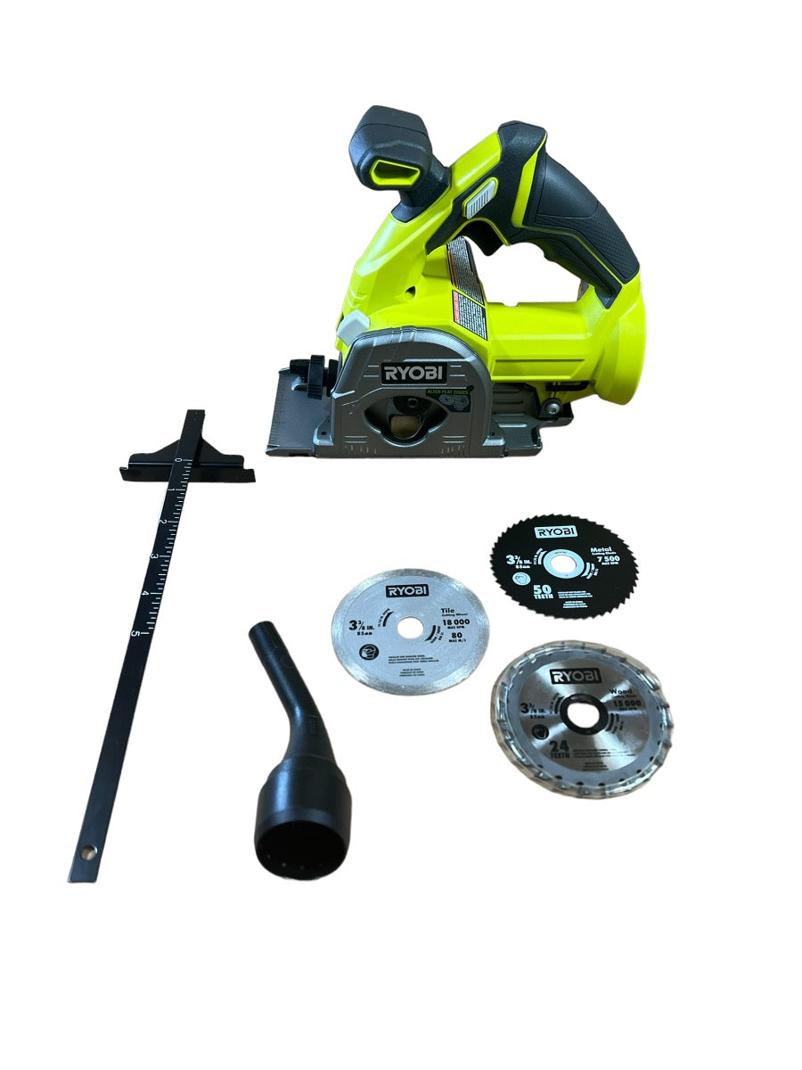 18V Cordless 3-3/8 in. Plunge Saw (Tool Only) – Ryobi Deal