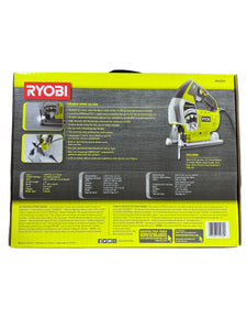 Ryobi 6.1 Amp Corded Variable Speed Orbital Jig Saw with SPEEDMATCH Technology and Tool Bag