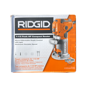 RIDGID R24012 5.5 Amp Corded Compact Fixed-Base Router
