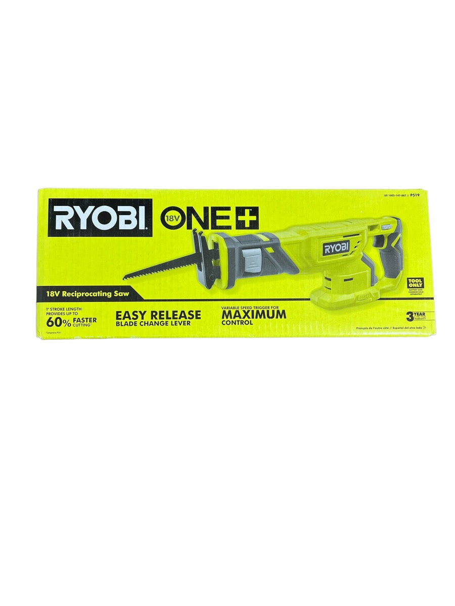 18v Compact Reciprocating Ryobi One Handed Reciprocating Ryobi