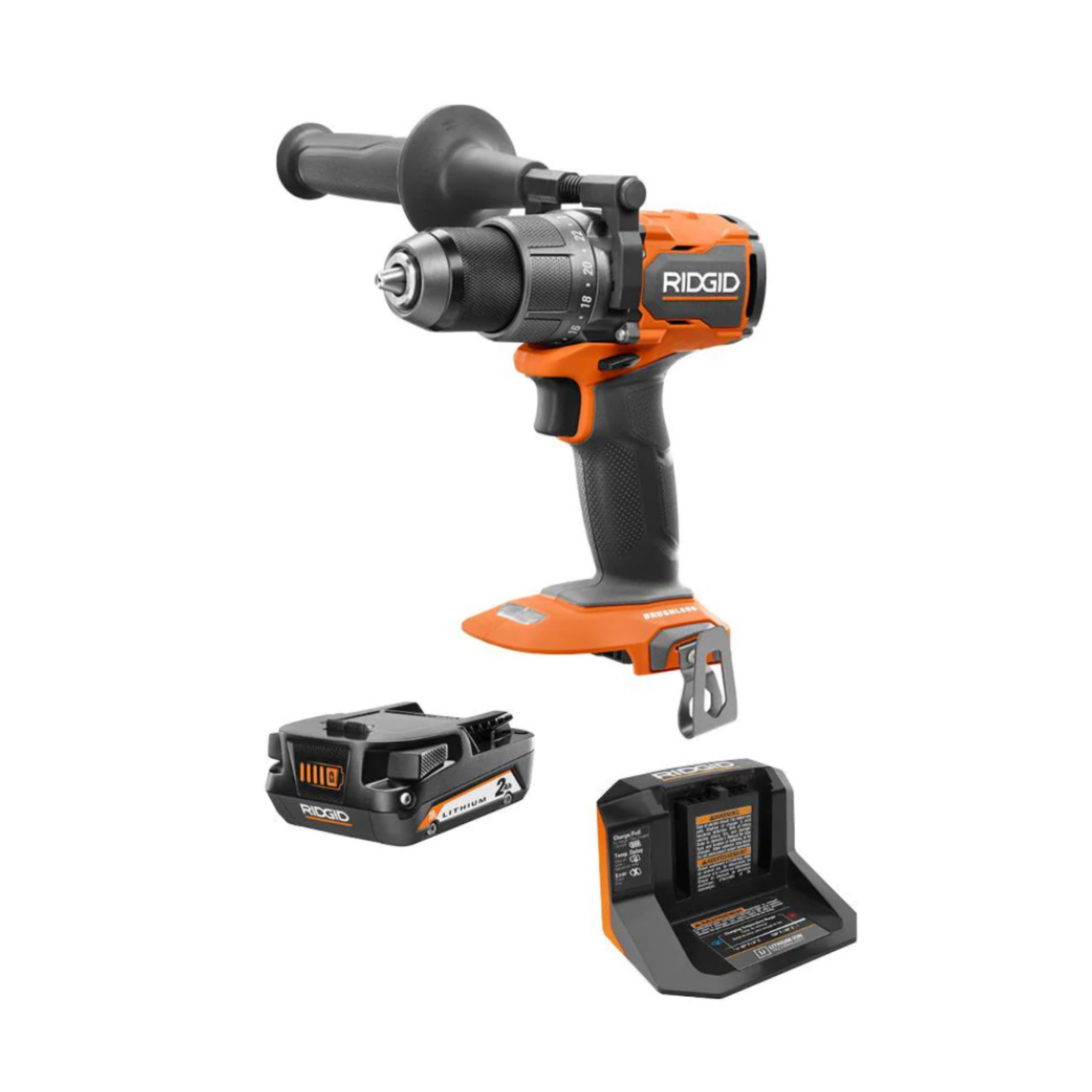 CLEARANCE RIDGID 18V Brushless Cordless 1 2 in. Drill Driver Kit