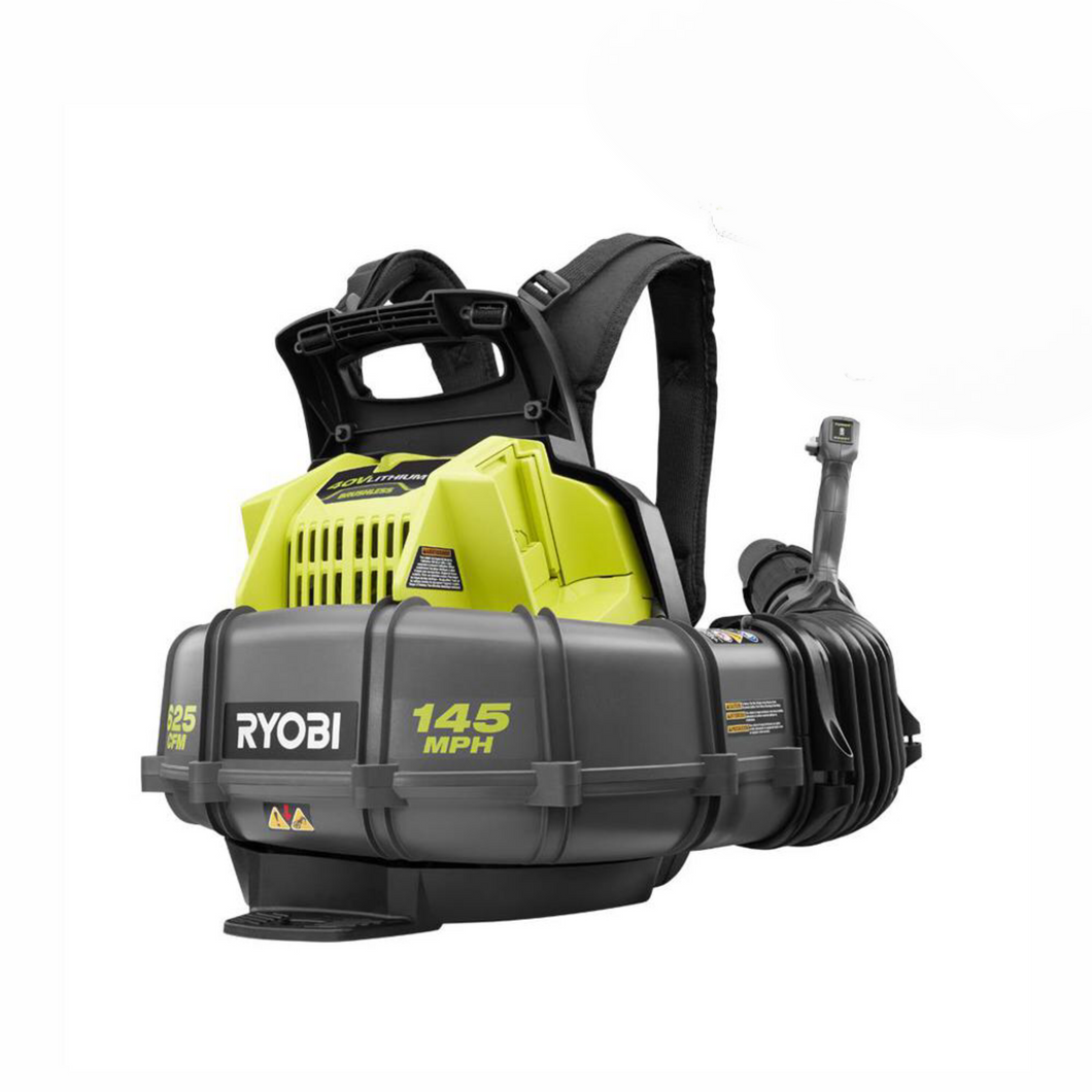 145 MPH 625 CFM 40 Volt Lithium Ion Cordless Backpack Blower TOOL ONL Ryobi Deal Finders