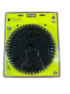 Ryobi A95HB81 8 in. Hard Bristle Brush Accessory for RYOBI P4500 and P4510 Scrubber Tools