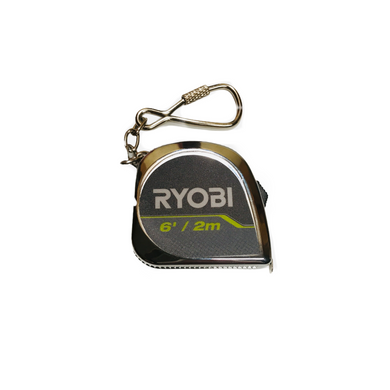 RYOBI 6 ft./2 m. Keychain Tape Measure RTMCK06