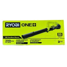 Load image into Gallery viewer, Ryobi P2109 18-Volt ONE+ Lithium-Ion Cordless 90 MPH 200 CFM Leaf Blower/Sweeper(Tool Only)