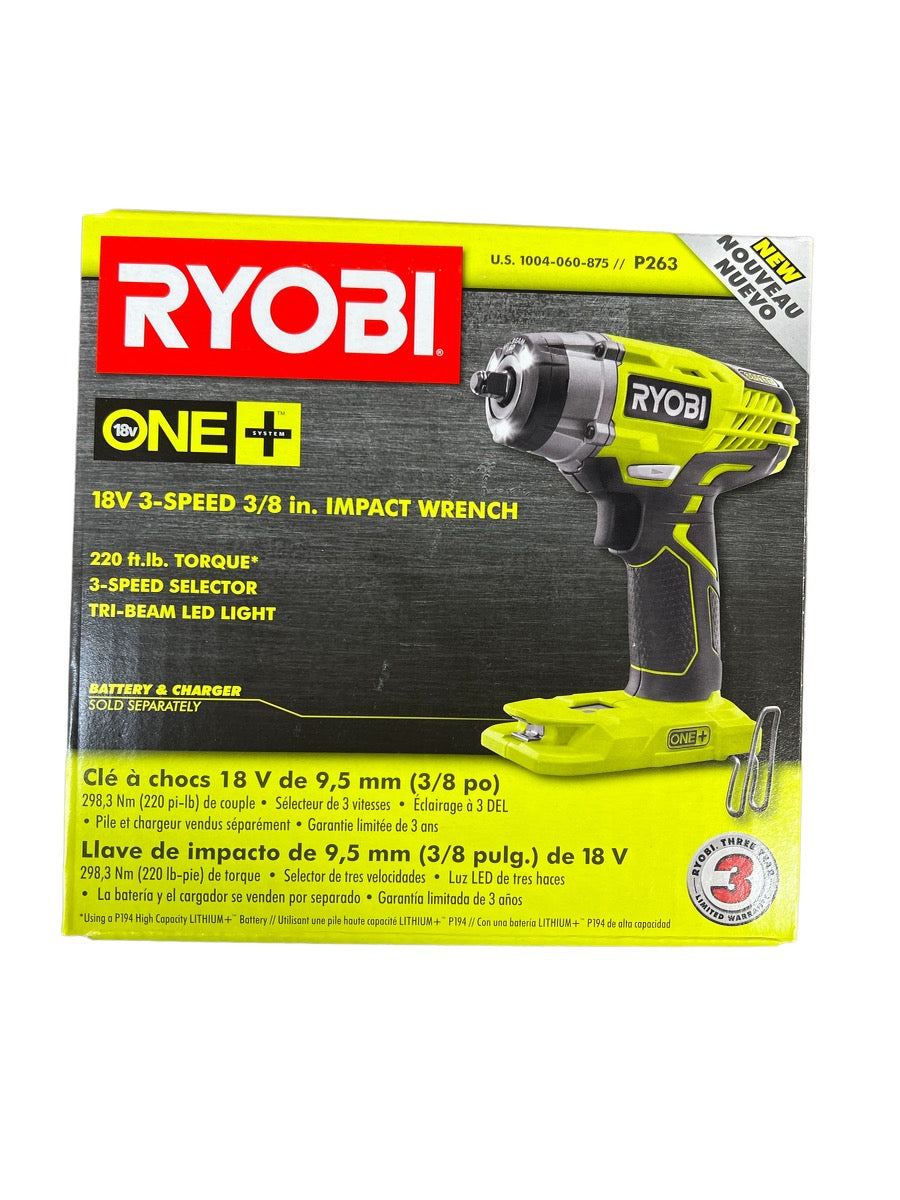 Ryobi Brushless Impact Ryobi Speed Impact Driver 18-Volt ONE+
