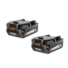 Load image into Gallery viewer, RIDGID AC8400802P 18-Volt Compact Lithium-Ion Battery ( 2-Pack)