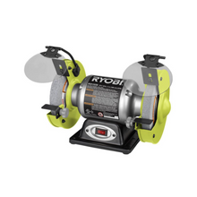 Load image into Gallery viewer, RYOBI BG612G 2.1 Amp 6 in. Grinder with LED Lights