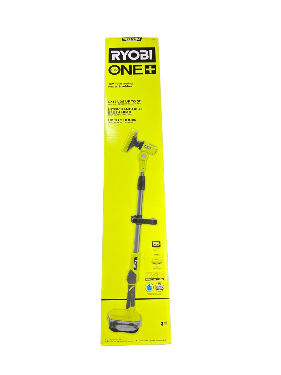 18-Volt ONE+ Cordless Telescoping Power Scrubber (Tool Only) – Ryobi Deal  Finders