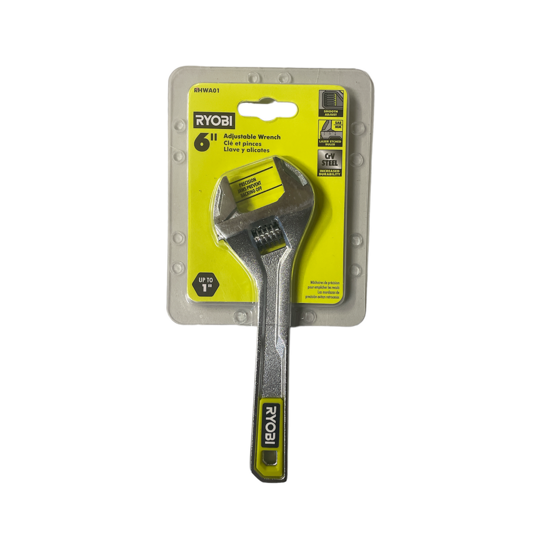 RYOBI RWHA01 6 in. Adjustable Wrench