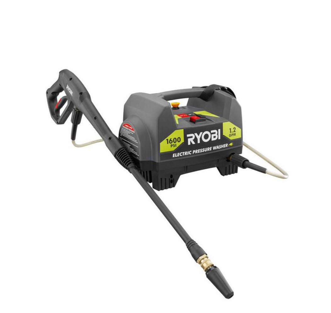 1,600 PSI 1.2 GPM Electric Pressure Washer RY141612
