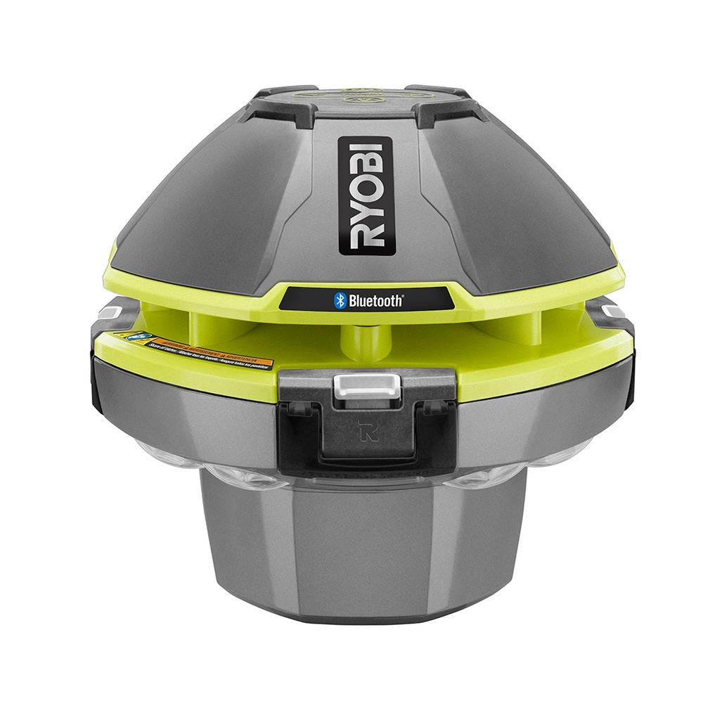 RYOBI 18-Volt ONE+ Floating Speaker/Light Show with Bluetooth (Tool Only) P3520