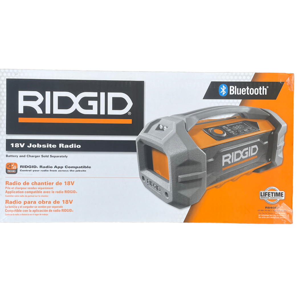 Ridgid 18v discount bluetooth battery