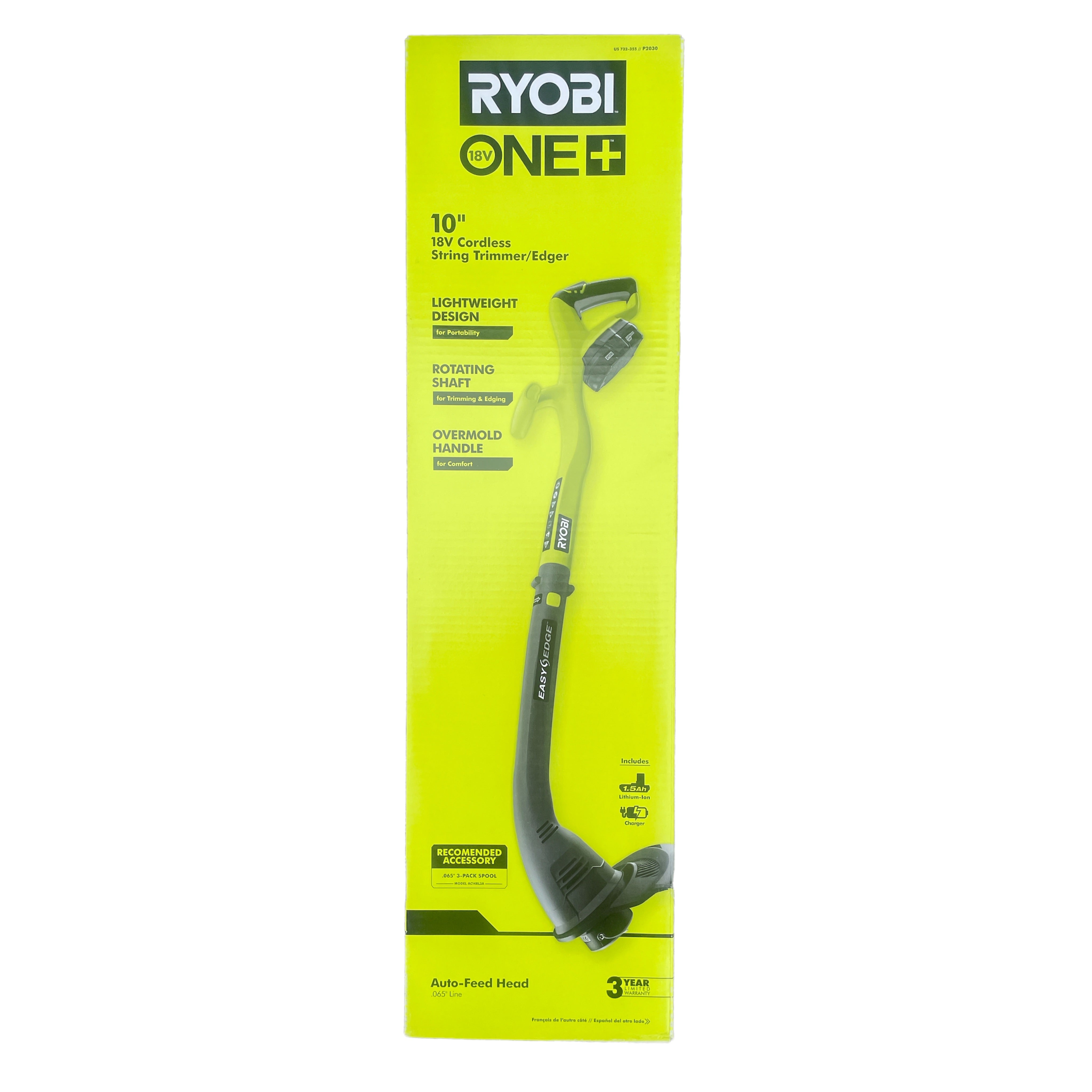 Ryobi 18 best sale volt trimmer edger