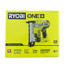 Load image into Gallery viewer, Ryobi P361 ONE+ 18-Volt 18-Gauge Cordless AirStrike Narrow Crown Stapler (Tool Only)