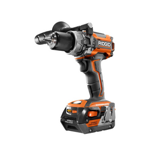 RIDGID 18-Volt Lithium-Ion Cordless Brushless Hammer Drill and Impact Driver 2-Tool Combo Kit with (2) 4.0Ah Batteries, Charger R9205