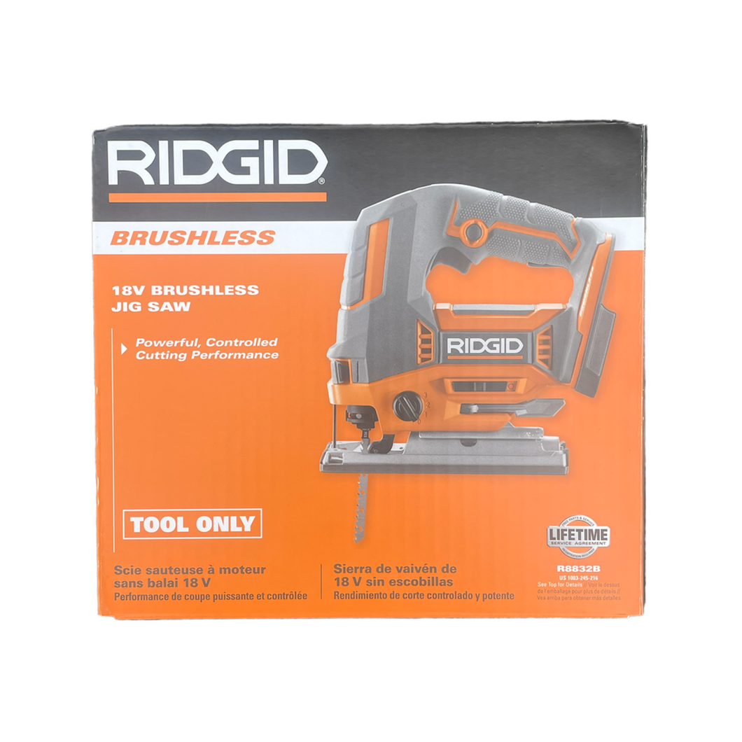 RIDGID 18 Volt Brushless Cordless Jig Saw