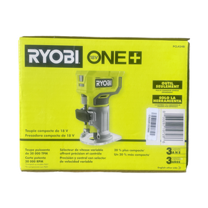 Ryobi PCL424B ONE+ 18-Volt Cordless Compact Fixed Base Router (Tool Only)