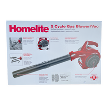 Load image into Gallery viewer, HOMELITE 150 MPH 400 CFM 26cc Gas Handheld Blower Vacuum