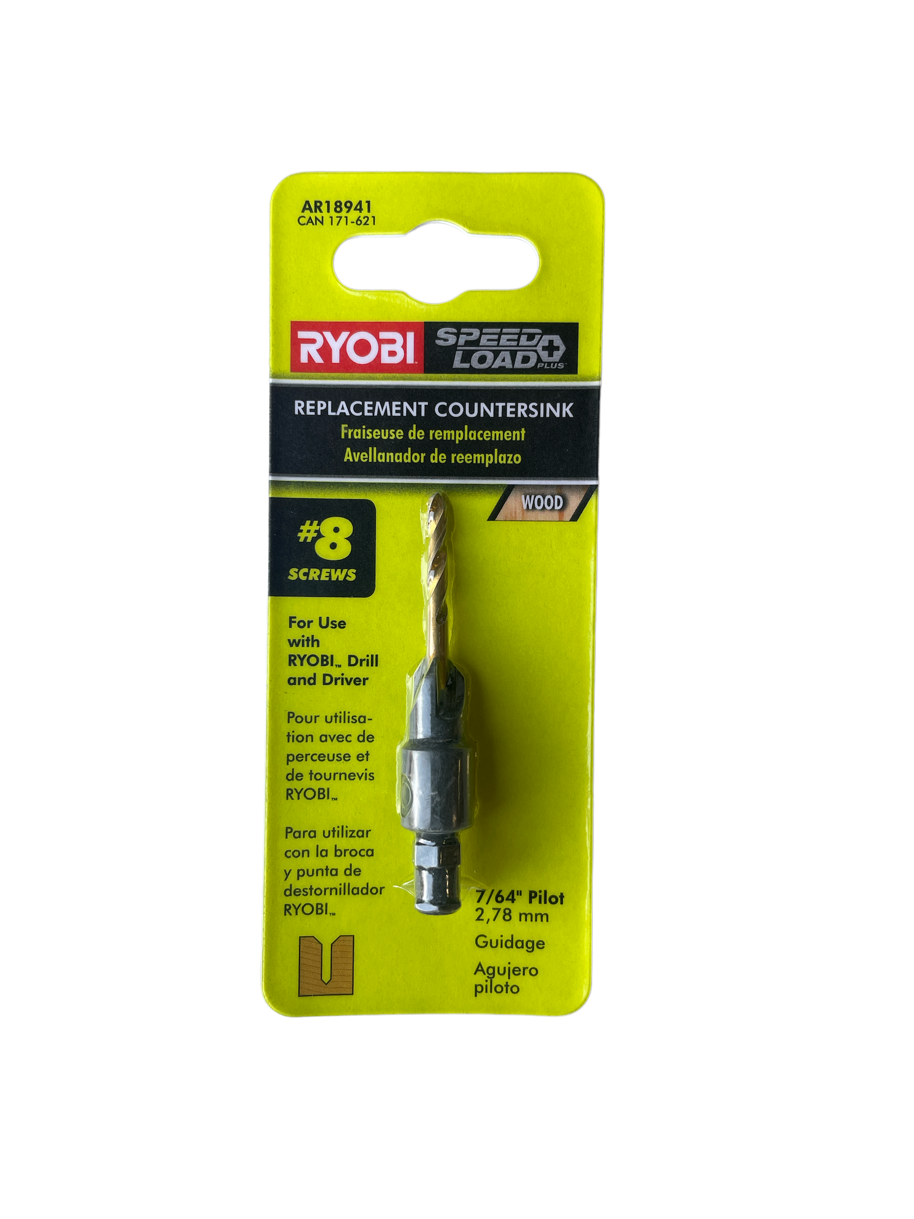 SpeedLoad 8 Pilot Countersink Bit Ryobi Deal Finders