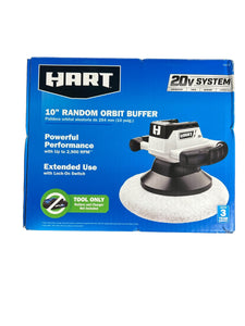 HART 20 Volt Cordless 10 inch Random Orbit Buffer Tool Only