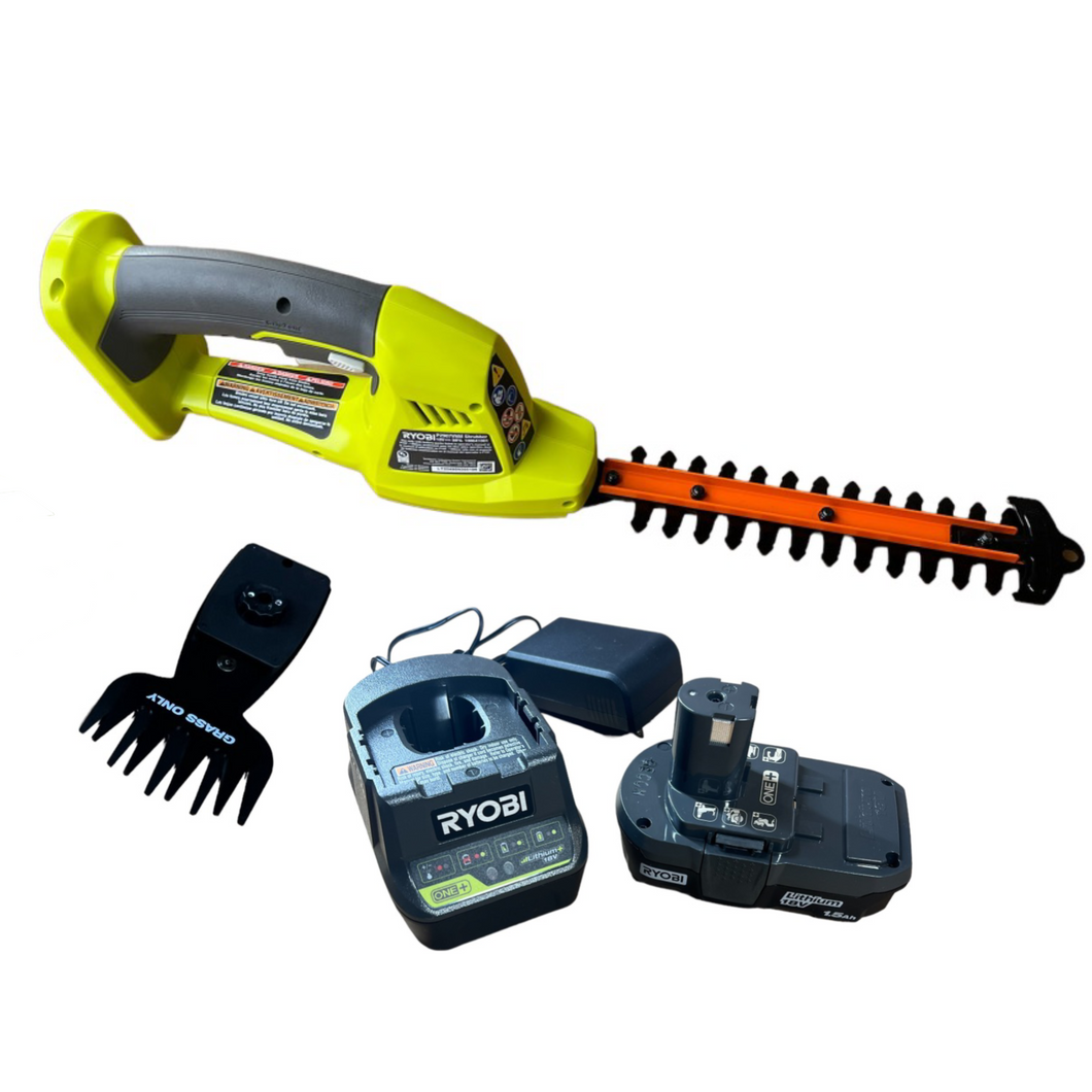 ONE+ 18-Volt Cordless Grass Shear and Shrubber Trimmer Kit