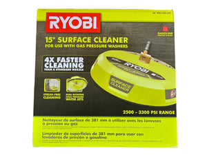 Ryobi 15 in. 3300 PSI Surface Cleaner for Gas Pressure Washer