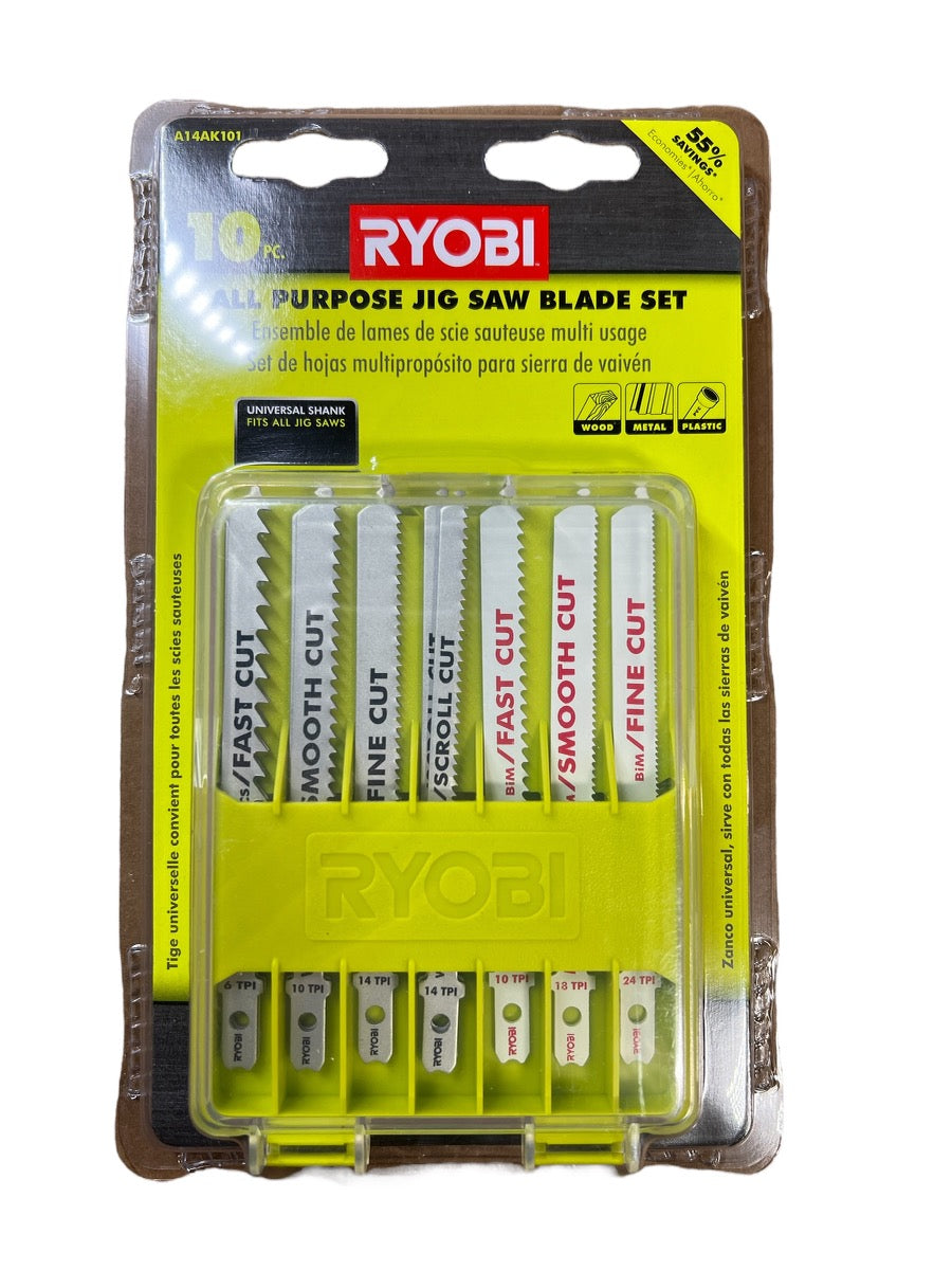 RYOBI All Purpose Jig Saw Blades (10-Piece) – Ryobi Deal Finders