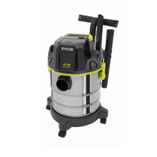 Load image into Gallery viewer, Ryobi PWV200B 18-Volt ONE+ Cordless 4.75 Gal. Stainless Steel Wet/Dry Vacuum