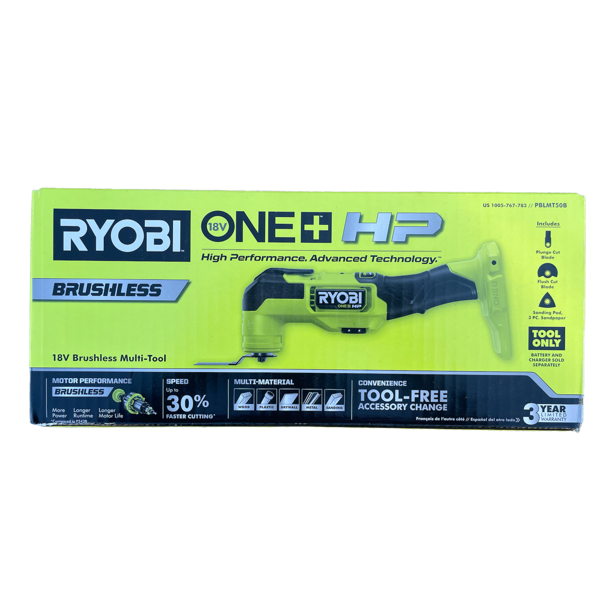 ONE+ HP 18-Volt Brushless Cordless Multi-Tool (Tool Only) – Ryobi