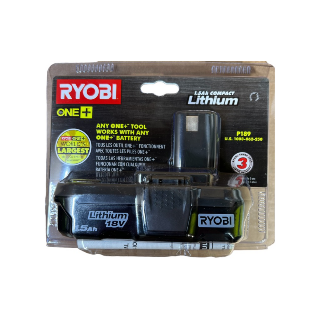18-Volt ONE+ Lithium-Ion 1.5 Ah Battery – Ryobi Deal Finders