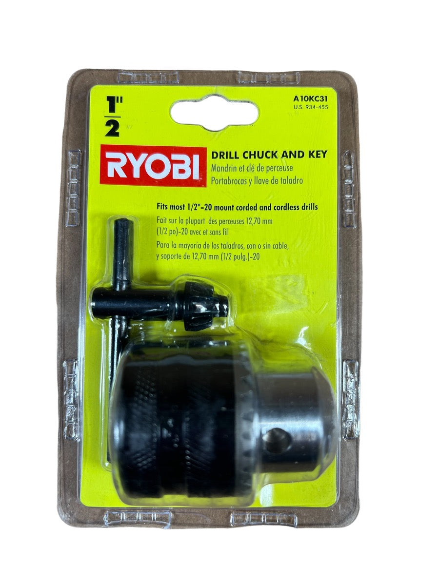 RYOBI 1/2 in. Drill Chuck & Key