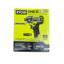 Load image into Gallery viewer, Ryobi PBLID02 ONE+ HP 18-Volt Brushless Cordless Compact 1/4 in. 4-Mode Impact Driver (Tool Only)