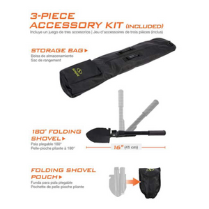 Sun Joe 24-Volt Cordless Metal Detector Kit, 2.0 Ah Battery, Charger, Digging Shovel and Carry Bag Included