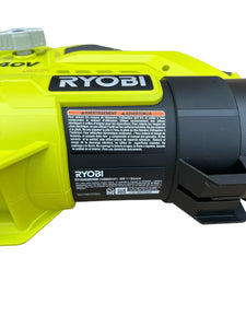 RYOBI RY40408 40-Volt 110 MPH 525 CFM Lithium-Ion Cordless Variable-Speed Battery Jet Fan Leaf Blower 