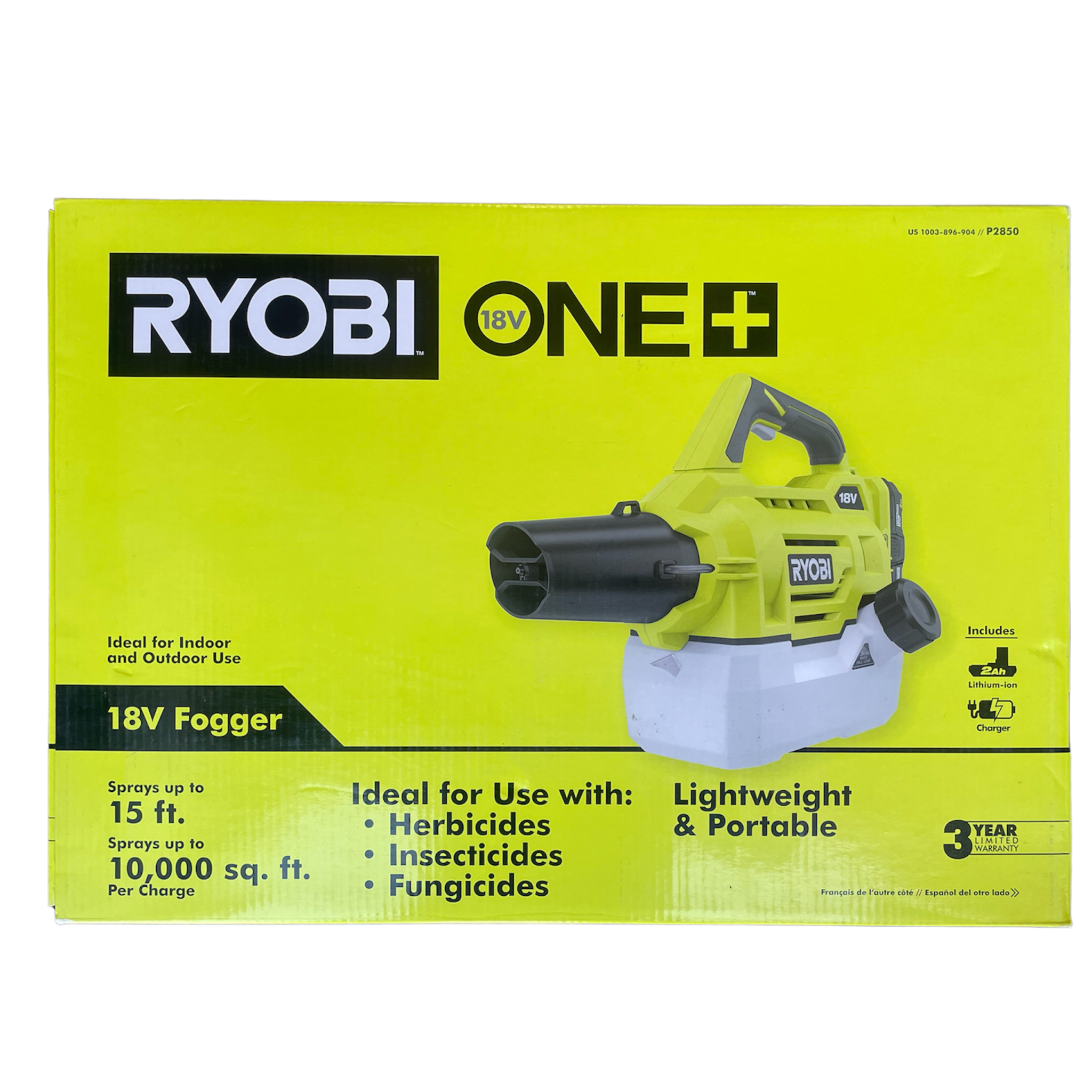 ONE+ 18-Volt Lithium-Ion Cordless Fogger/Mister with 2.0 Ah Battery an –  Ryobi Deal Finders