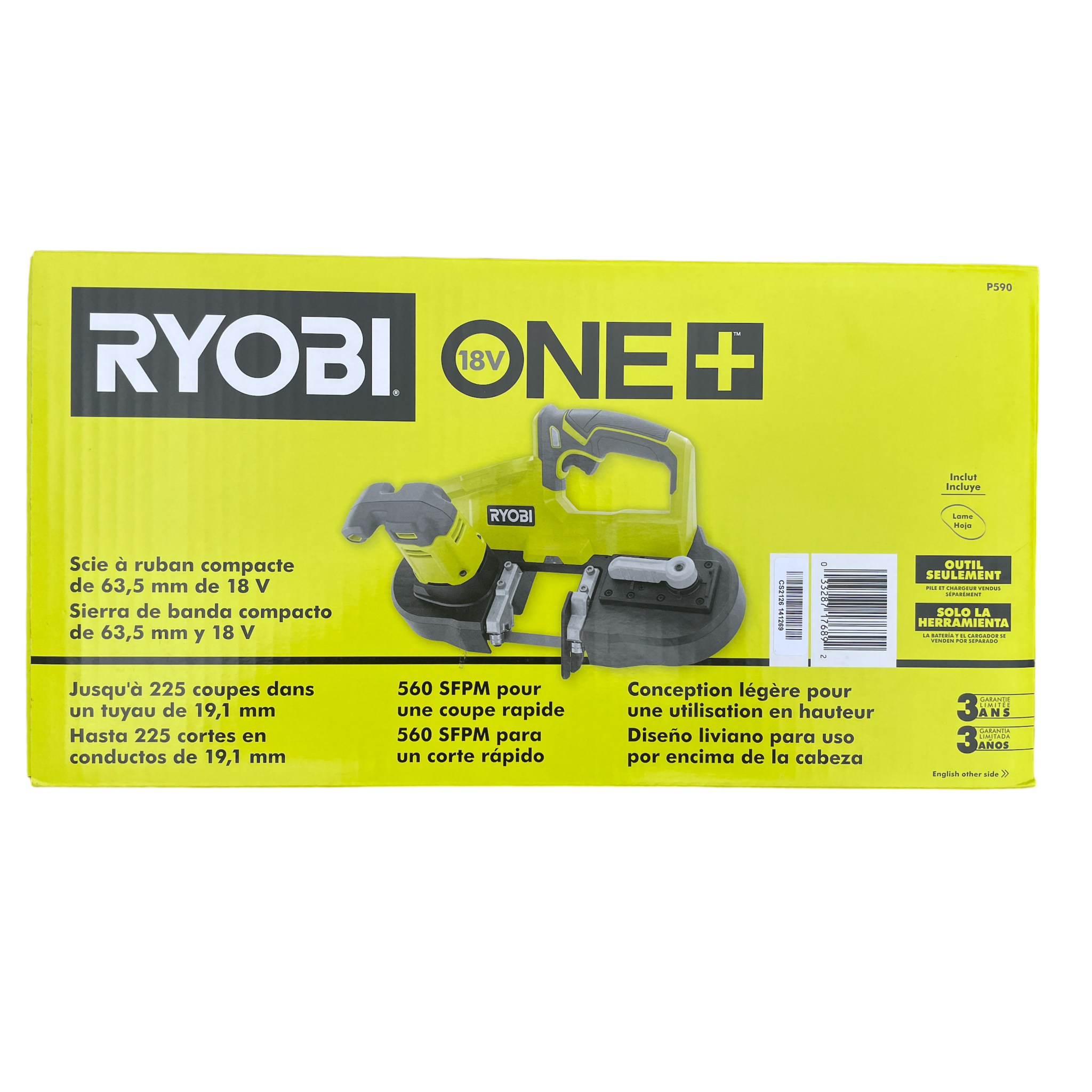18V ONE+ 2-1/2 Compact BAND SAW - RYOBI Tools