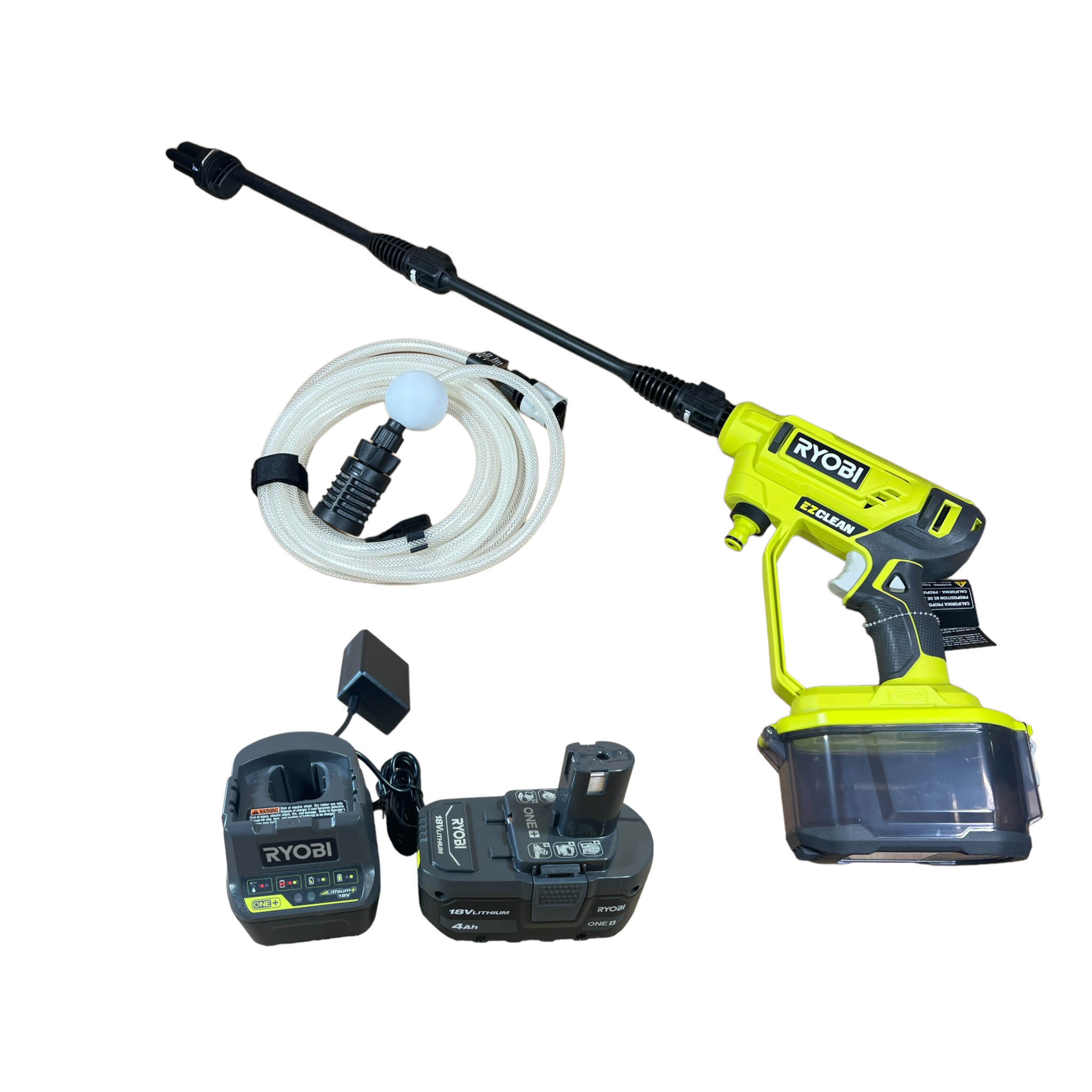 Ryobi One+ 18-Volt 320 PSI 0.8 GPM Cold Water Cordless Power Cleaner (Tool Only)