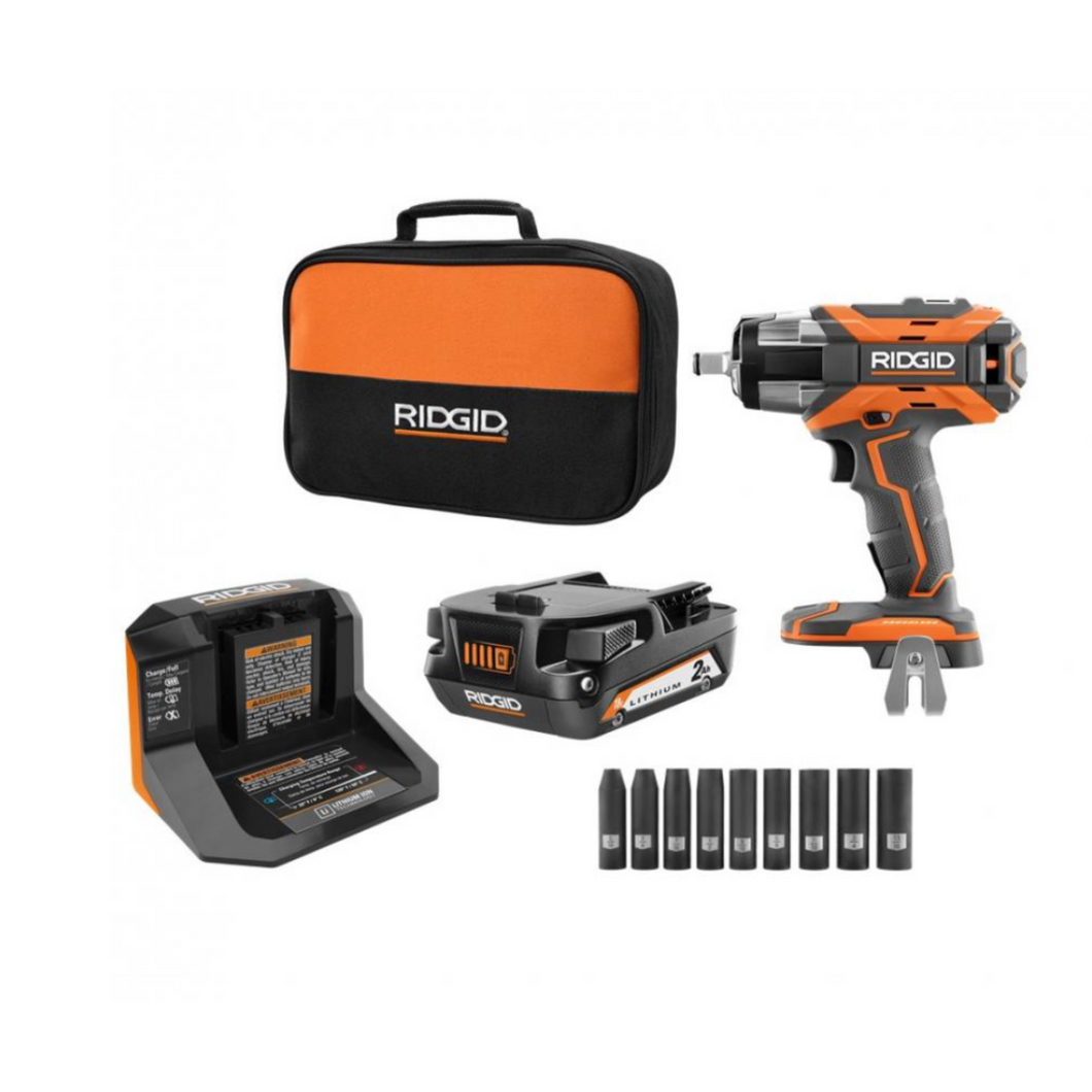 RIDGID 18 Volt Brushless 1 2 in. Impact Wrench Kit Ryobi Deal