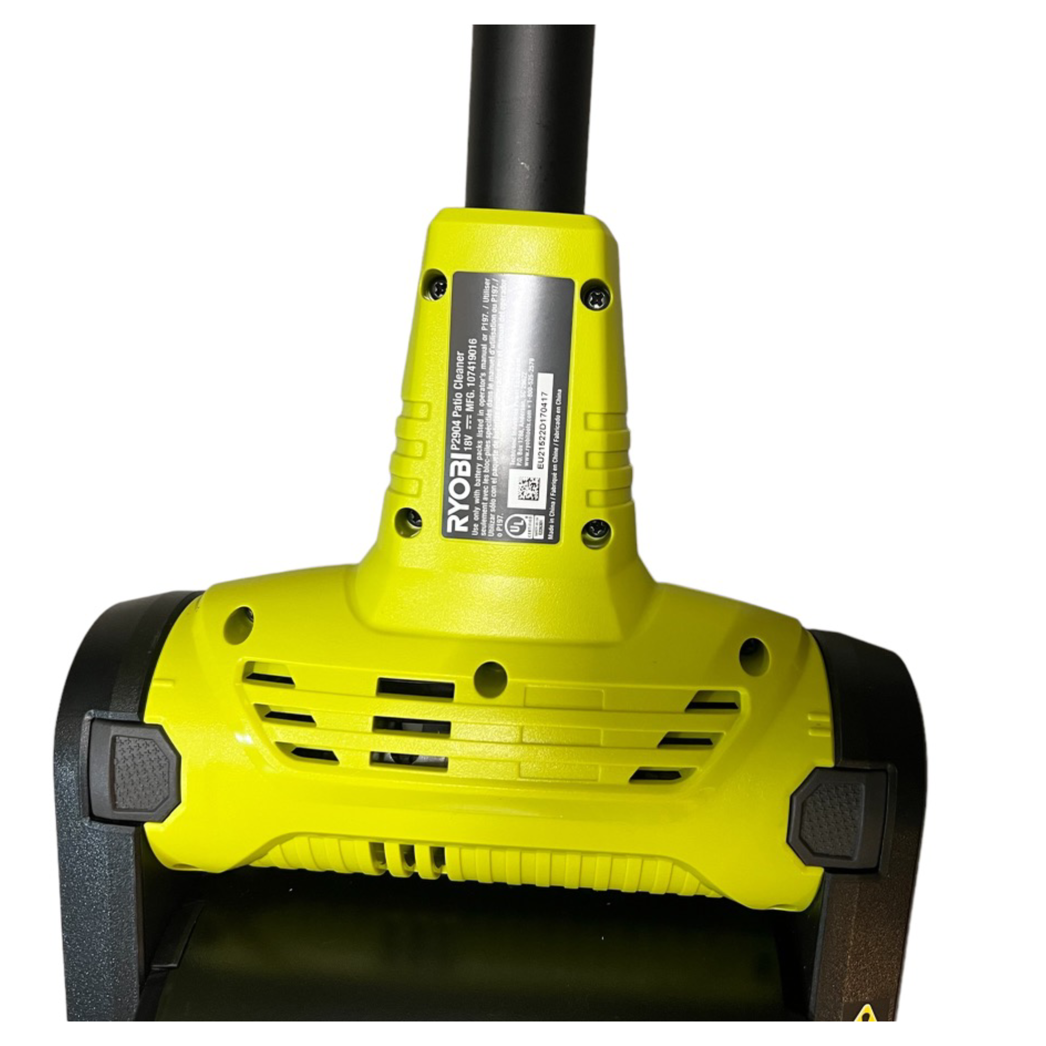 RYOBI 18V ONE+ Cordless Patio Cleaner With Scrubbing Brush [RY18PCB] 