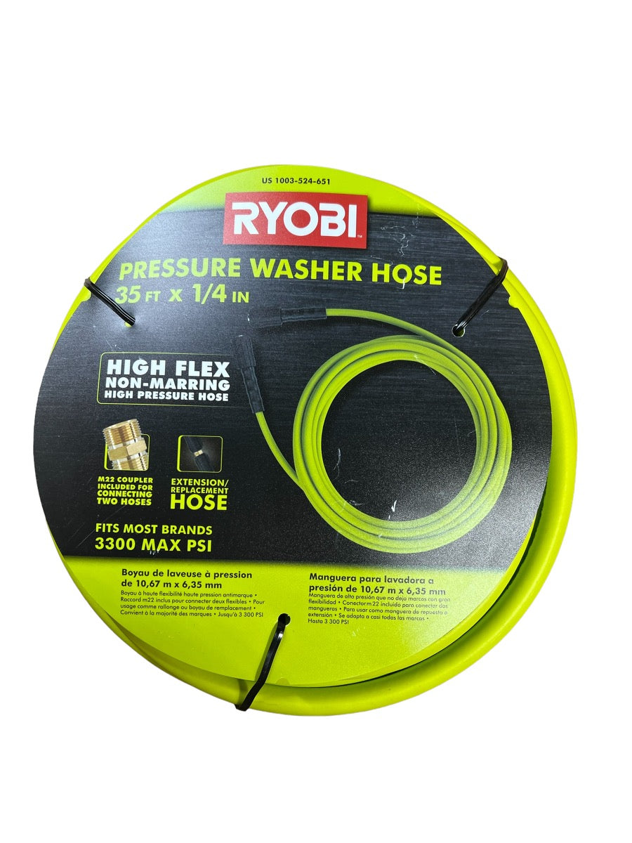 RYOBI 1/4 x 35 3,300 PSI Pressure Washer Replacement