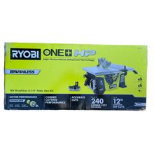 Load image into Gallery viewer, Ryobi PBLTS01 ONE+ HP 18V Brushless Cordless 8-1/4 in. Compact Portable Jobsite Table Saw Kit