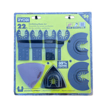 Load image into Gallery viewer, RYOBI A242201 Assorted Oscillating Blade Set (22-Piece)